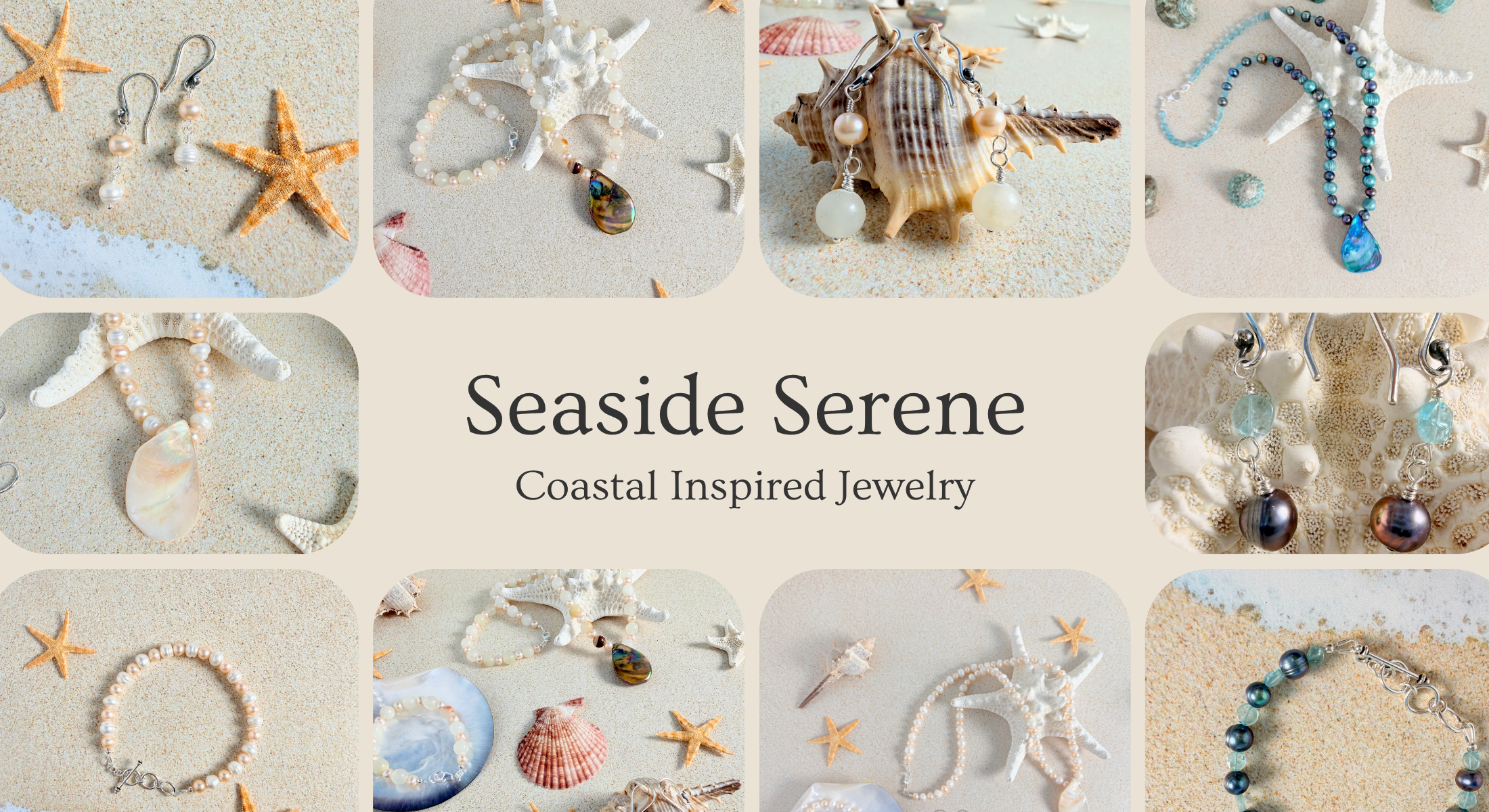 Coastal-inspired handmade jewelry